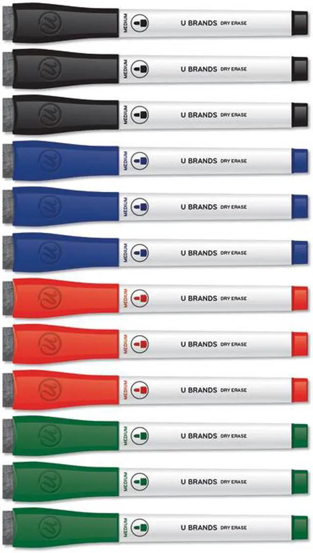 Alt view image 6 of 9 - Dry erase markers - ASSORTED 12 Count Medium UBR3980U0012