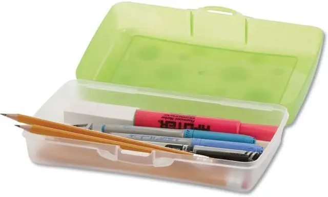 Alt view image 7 of 8 - Storex Pencil Box 8.38" x 5.63" x 2.5" Assorted 61605U12C