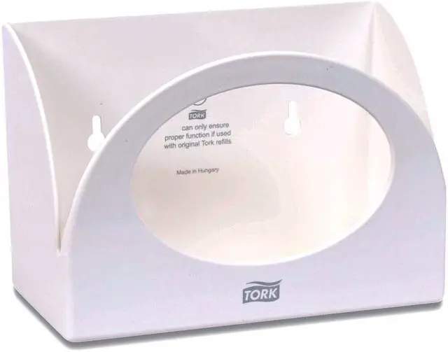 Alt view image 2 of 4 - Essity Small Bracket Wiper Dispenser, 8.42 x 4.22 x 5.74, White