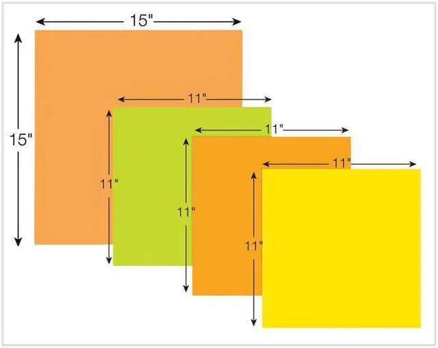 Alt view image 3 of 20 - 3M Notepad Post-it Big Notes Super Sticky 30 Shts 11"x11" GN BN11G