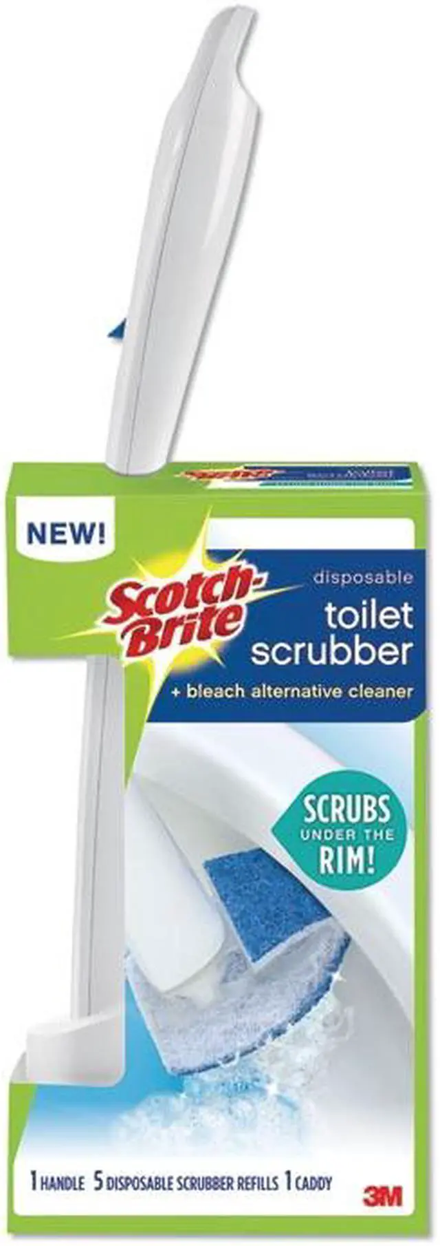 Alt view image 16 of 17 - Scotch-Brite Disposable Toilet Scrubber