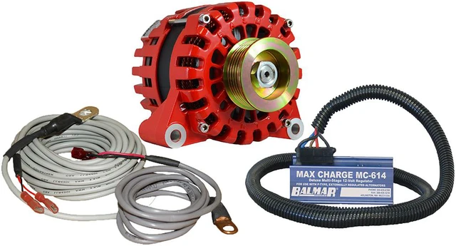 Alt view image 2 of 5 - BALMAR ALTERNATOR 170 AMP KIT 12 VOLT VORTEC