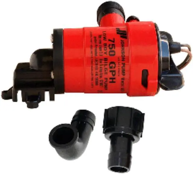 Alt view image 3 of 4 - JOHNSON PUMP LOW BOY BILGE PUMP 750 GPH 12V