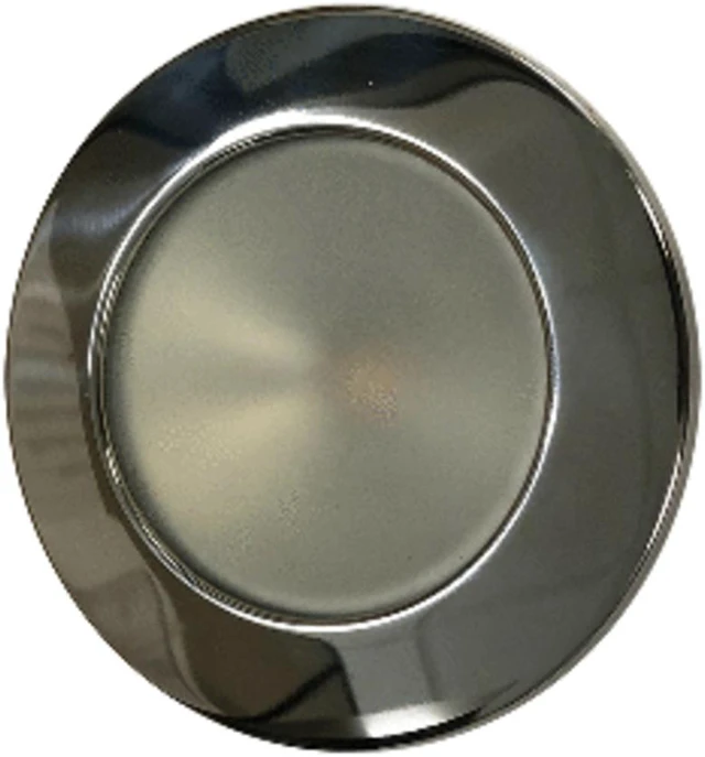 Main image of Lunasea Gen 3 Indoor/Outdoor Recessed 3.5” LED Light - 2700K 85 CRI Dimmable COB LED - Warm White/Polished SS Bezel