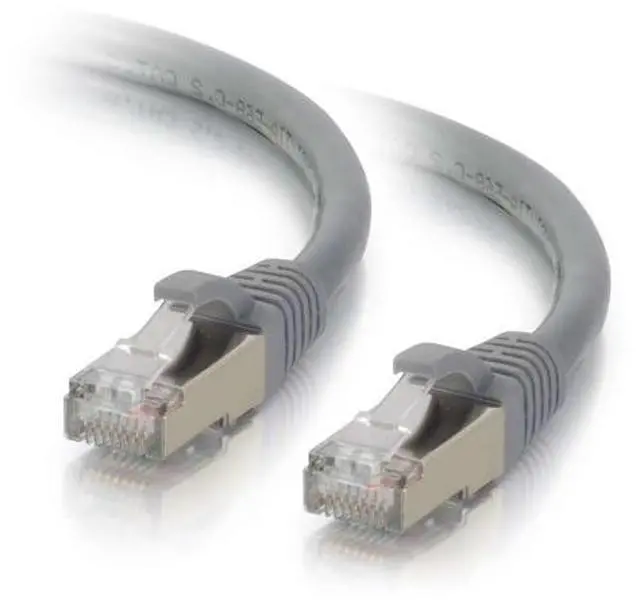 Alt view image 7 of 7 - C2G 00786 Cat6 Cable - Snagless Shielded Ethernet Network Patch Cable, Gray (15 Feet, 4.57 Meters)