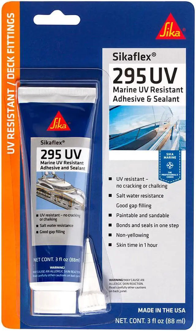 Alt view image 3 of 7 - SIKA SIKAFLEX 295 UV BLACK 3 OZ. TUBE