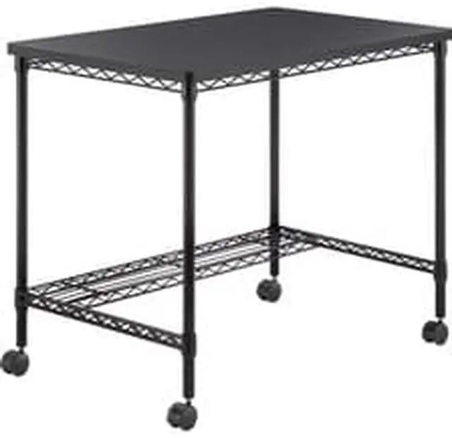 Alt view image 7 of 7 - Safco Wire Office Desk 5203BL