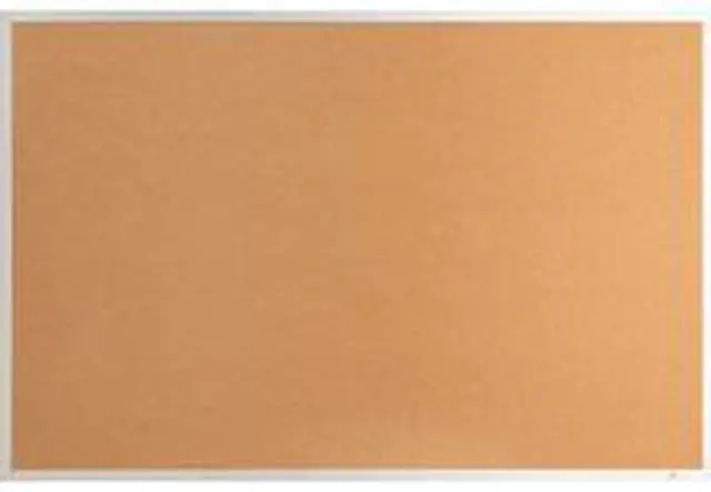 Alt view image 3 of 4 - Lorell Cork Board 1/2" Thick 4'x3' Aluminum Frame 19765