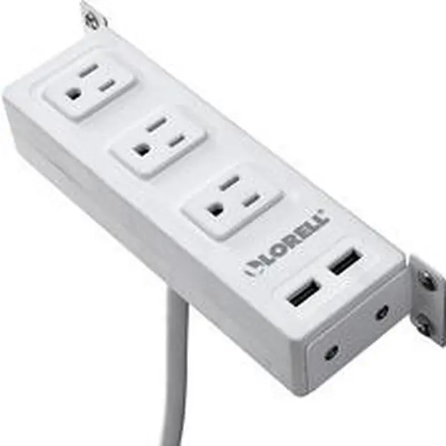 Alt view image 8 of 14 - Lorell LLR33996 Under Desk AC Power Center