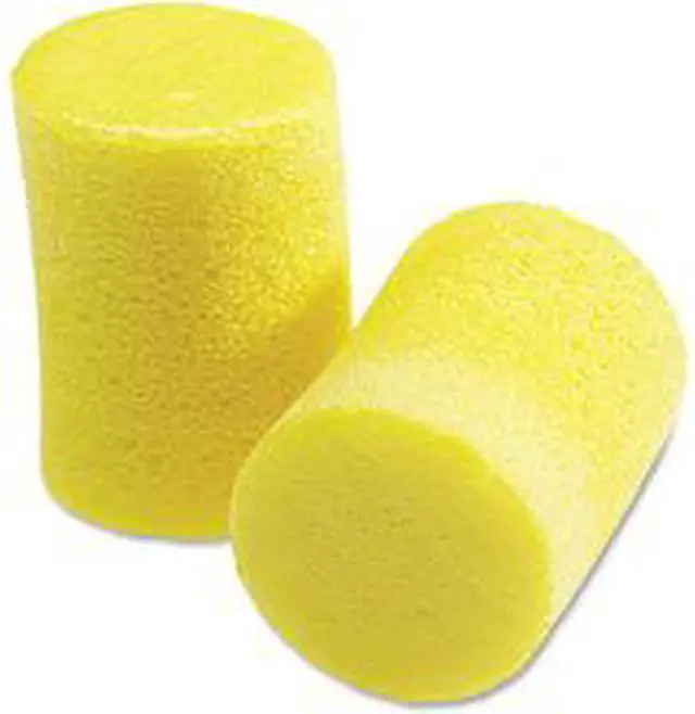 Alt view image 10 of 13 - 3M E·A·R Classic Single-Use Earplugs, Cordless, 29NRR, Yellow