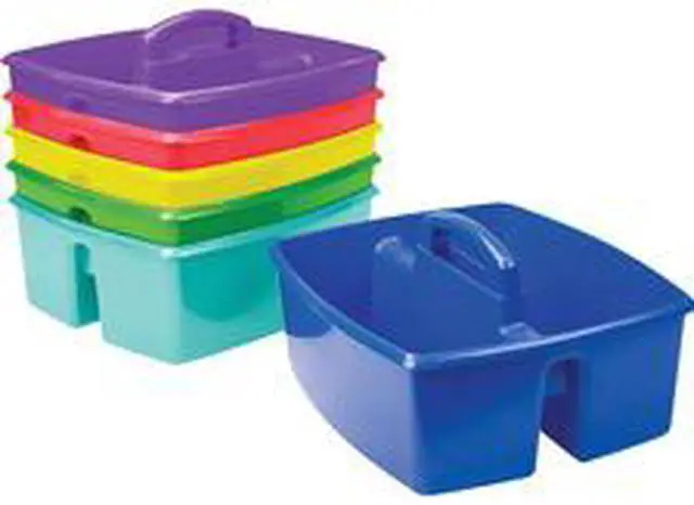 Alt view image 2 of 3 - Storex Large Caddy 11-1/5"Wx13-1/5"x10-3/4"H 6/CT Assorted 00948U06C