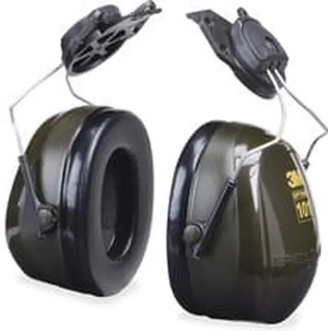 Alt view image 11 of 12 - 3M Peltor H7P3E Optime 101 Helmet Attachable Earmuff