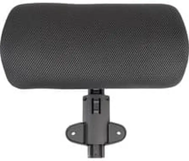 Alt view image 9 of 10 - Lorell Headrest Adjustable 1-3/5"x12-3/5"x6" Black 60329