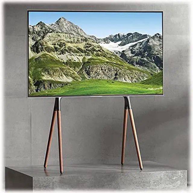 Alt view image 6 of 13 - Portable TV Monitor Stand for 49-70in Flat or Curved Displays