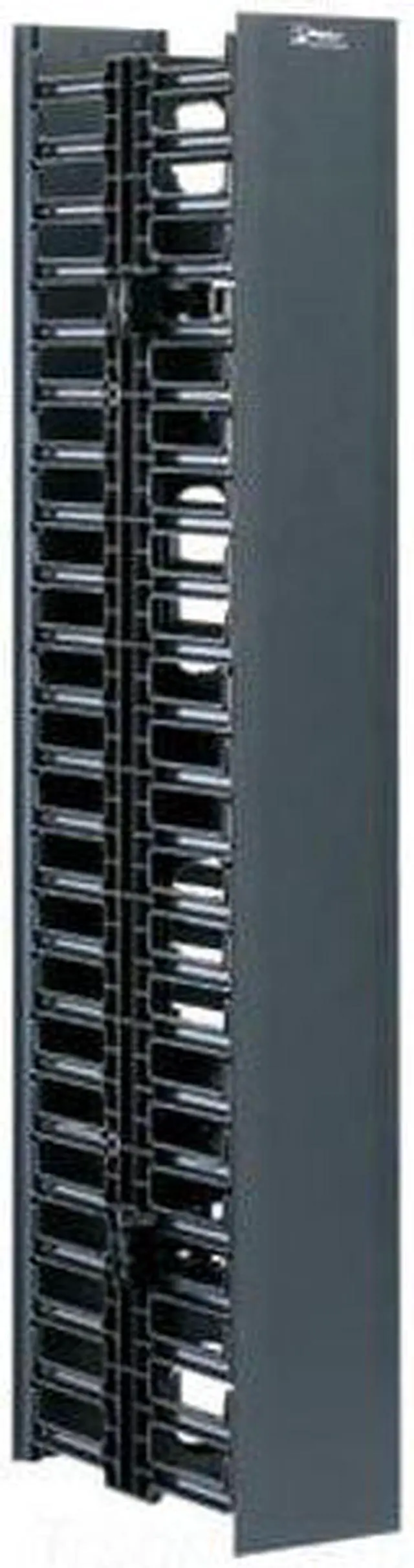 Alt view image 6 of 9 - Panduit - WMPV22E - Cable Accessories Vertical Cable Management Acrylonitrile Butadiene Styrene Black