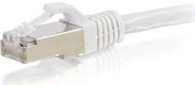Alt view image 3 of 5 - C2G 00925 Cat6 Cable - Snagless Shielded Ethernet Network Patch Cable, White (14 Feet, 4.26 Meters)