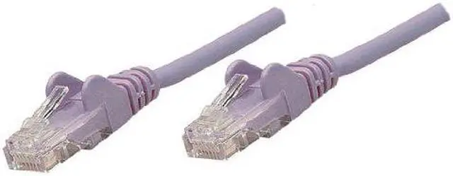 Alt view image 4 of 6 - Intellinet Network Cable, Cat5e, UTP, RJ45 Male / RJ45 Male, 3.0 m (10 ft.), Purple