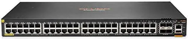 Alt view image 5 of 8 - HPE Aruba 6200F 48G Class4 PoE 4SFP+ 740W Switch - switch - 52 ports -  (JL728A)