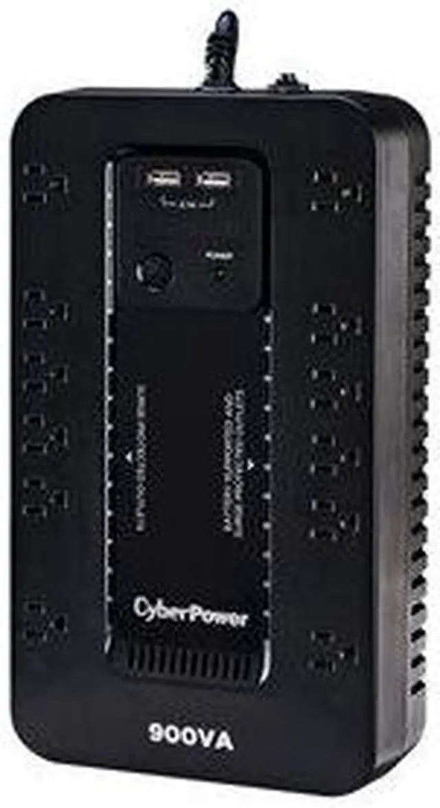 Alt view image 18 of 20 - CyberPower ST900U Standby UPS Systems - 900VA/500W, 120 VAC, NEMA 5-15P, Compact, 12 Outlets, PowerPanel® Personal