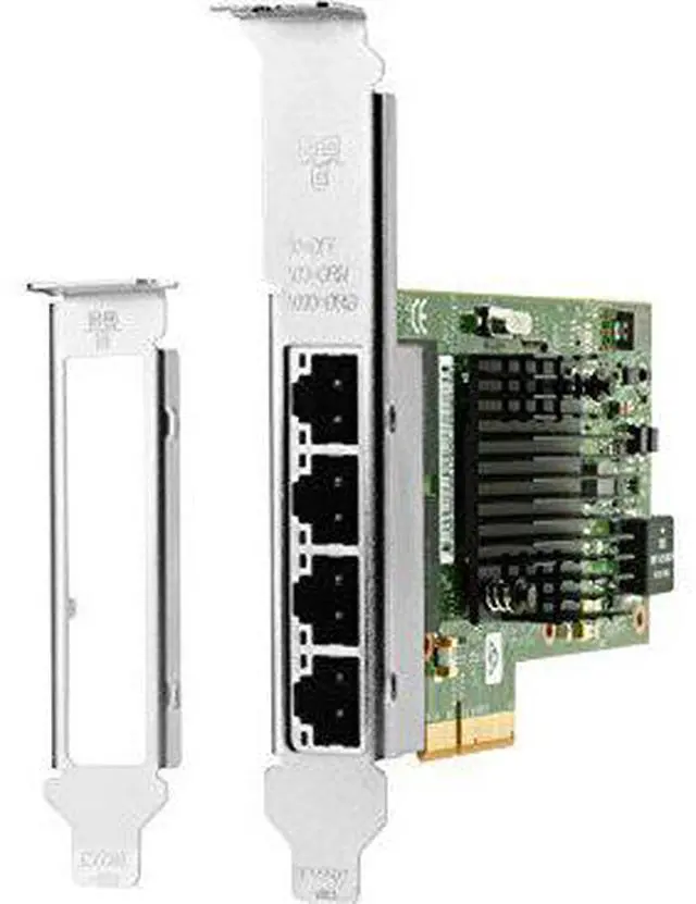 Alt view image 8 of 11 - HP Intel I350-T4 Gigabit Ethernet Card PCI Express 2.1 x4 - 4 Port