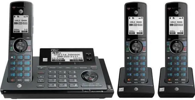 Alt view image 12 of 16 - ATT ATT-CLP99387 3 HANDSET CONNECT TO CELL WTIH ITAD