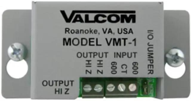 Alt view image 3 of 5 - VALCOM VMT-1 MATCHING TRANSFORMER LINE INPU