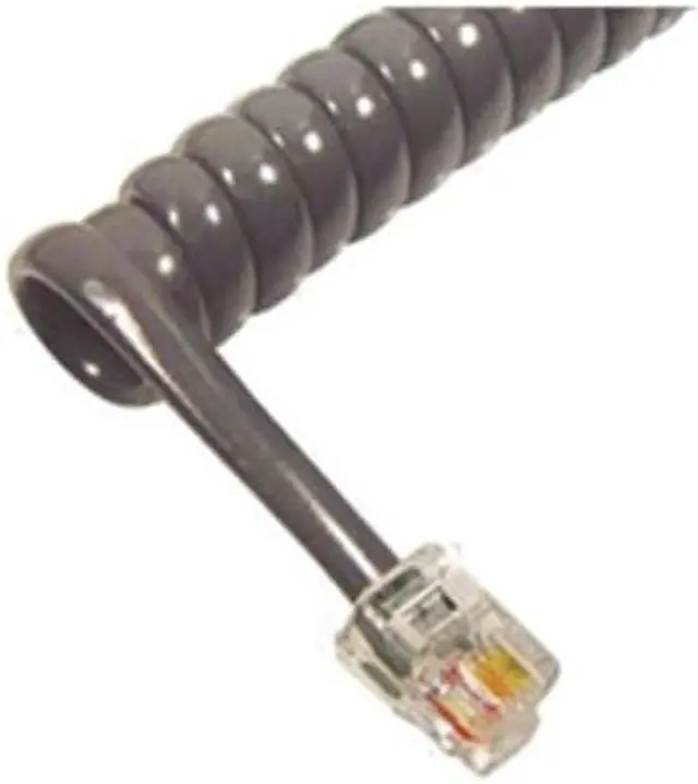 Alt view image 2 of 2 - CABLESYS ICC-ICHC406FDG GCHA444006-FDG/ 6' MED GRAY HANDSET CORD