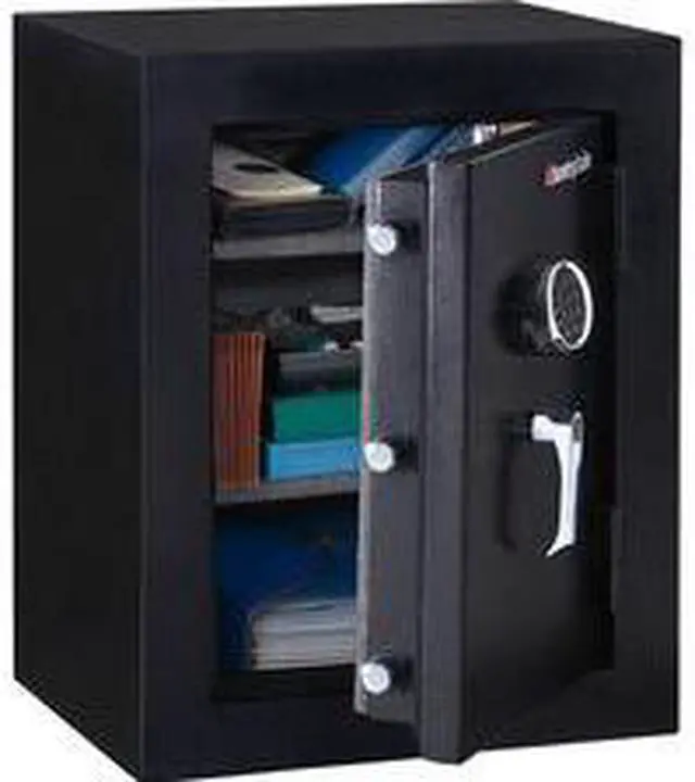 Alt view image 8 of 10 - SENTRY SAFE EF3428E Executive Fire Safe,3.4 cu ft,Black