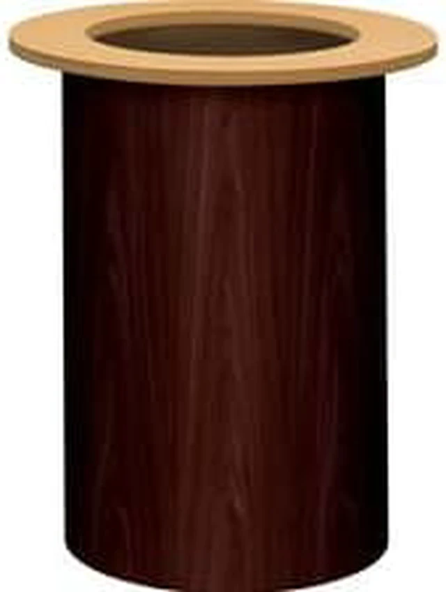 Alt view image 5 of 5 - HON TLRAN Preside Cafeteria Table Base, 28.4" Height - Mahogany