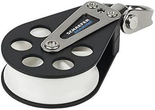 Alt view image 2 of 2 - Schaefer Single 7 Series Block, Aluminum Cheeks and Delrin Plain Bearing Sheave