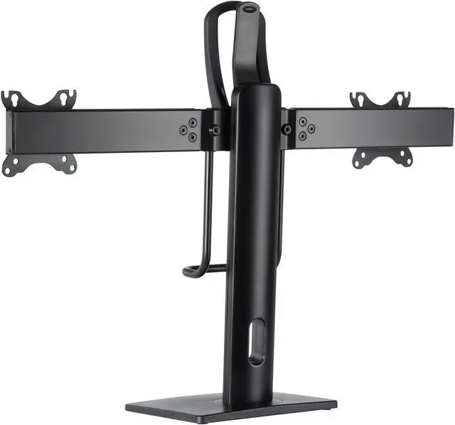 Alt view image 3 of 13 - Tripp Lite Safe-IT DDVD1727AM Desk Mount for Monitor, HDTV, Flat Panel Display, Curved Screen Display - Black