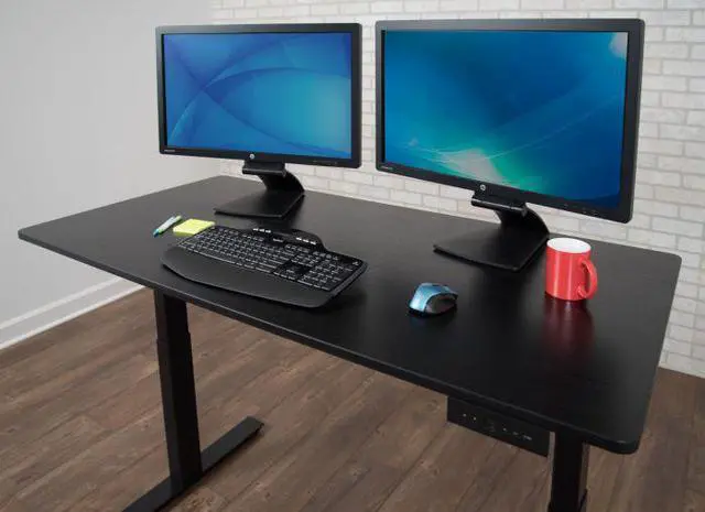 Alt view image 20 of 20 - Electric Standing Desk in Black (59 in. W x 29 in. D x 45 in. - 29 in. H)