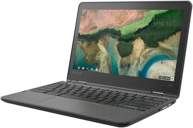 Alt view image 9 of 9 - Lenovo 300e Chromebook 81H00000US 11.6" Touchscreen LCD 2 in 1 Chromebook - MediaTek M8173C Quad-core (4 Core) 2.10 GHz - 4 GB LPDDR3 - 32 GB Flash Memory - Chrome OS - 1366 x 768 - In-plane ...