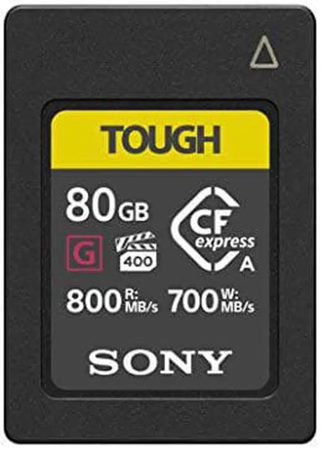Alt view image 6 of 15 - Sony TOUGH 80GB CFexpress Type A Memory Card #CEAG80T