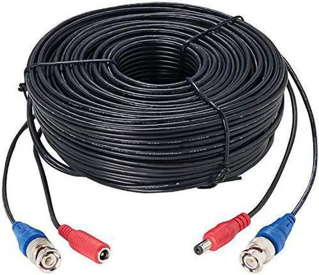 Alt view image 11 of 20 - Lorex 100 ft Premium 4K RG59/Power Accessory Cable