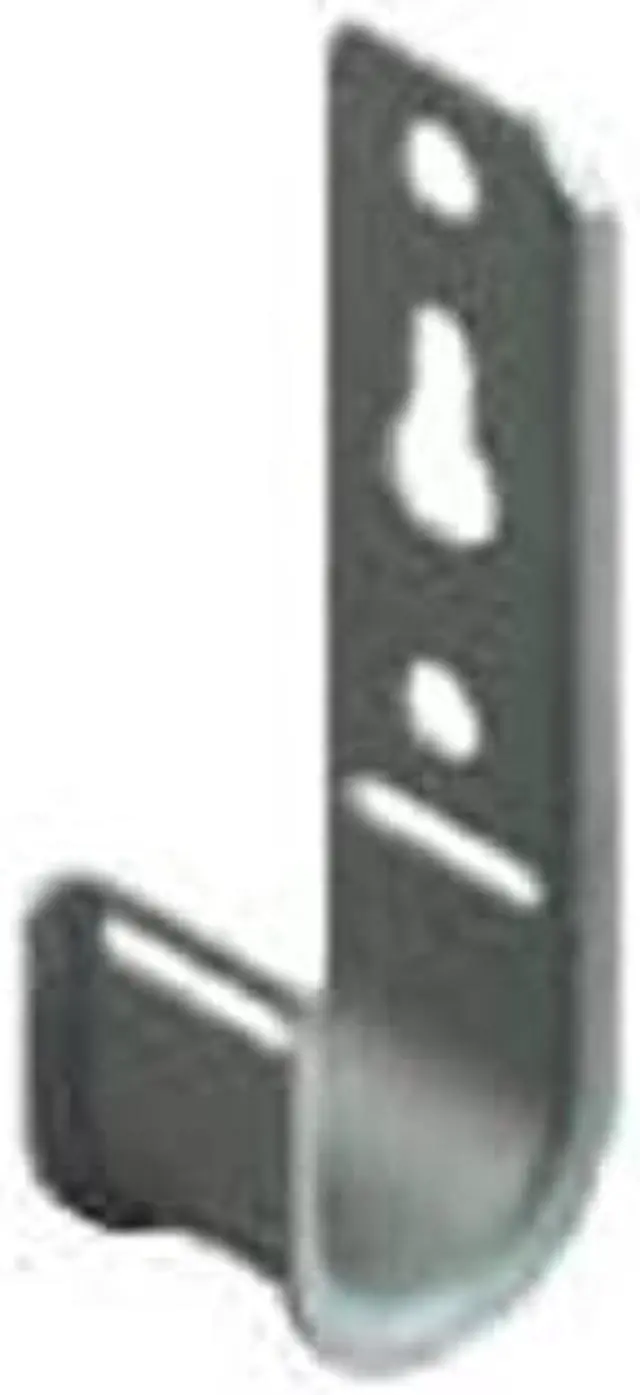 Alt view image 2 of 2 - ICC J Hook; Zinc-Plated 18 Gauge Steel, 0.870 Inch x 1.040 Inch x 3.120 Inch