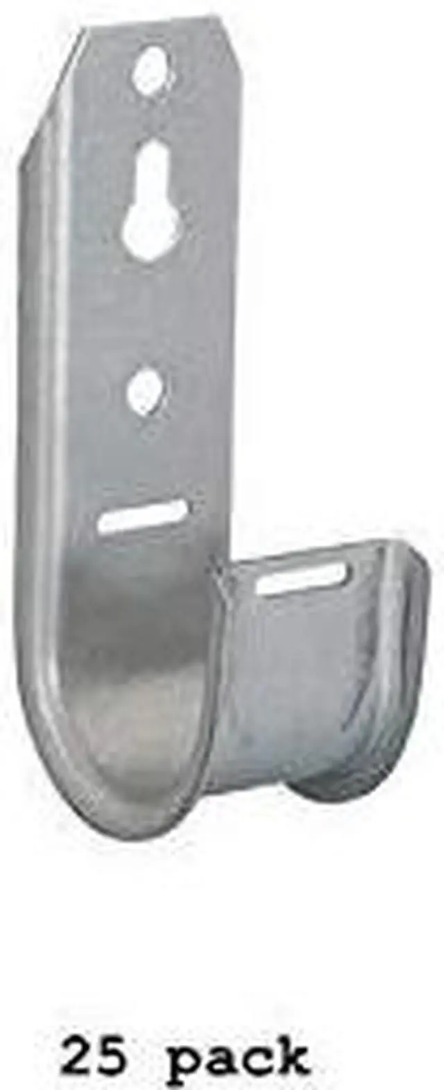 Alt view image 8 of 8 - ICC ICCMSJHK33 J Hook; Zinc-Plated 18 Gauge Steel, 1.360" x 1.800" x 4.220"