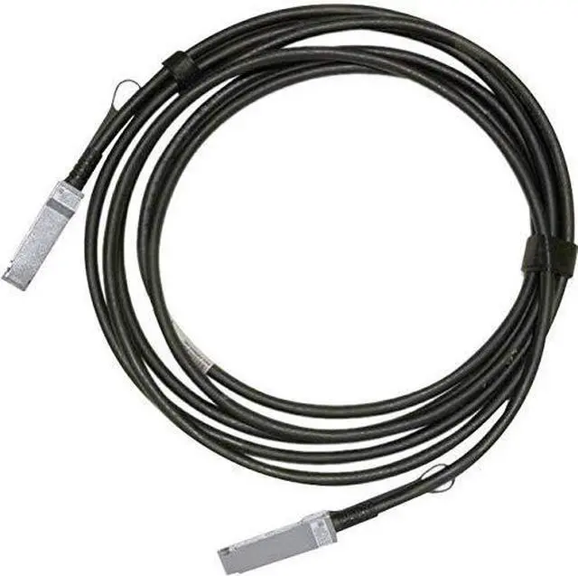 Alt view image 4 of 7 - Mellanox Passive Copper Cable, ETH 100GbE, 100Gb/s, QSFP28, 1m, Black, 30AWG, CA-N