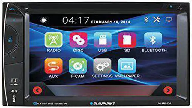 Alt view image 2 of 8 - Blaupunkt D.Din 6.2" Touchscreen AM/FM/DVD