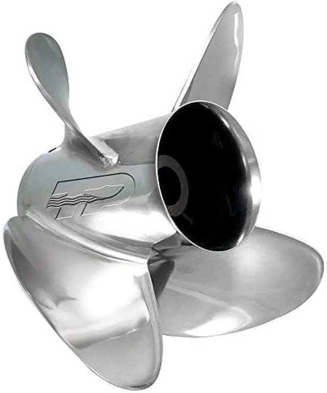 Alt view image 6 of 10 - Turning Point Express® EX-1419-4 Stainless Steel Right-Hand Propeller - 14 x 19 - 4-Blade