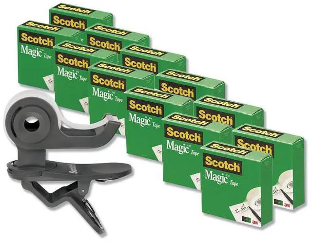 Alt view image 8 of 16 - Scotch 810K12C19 Tape Clip Dispenser