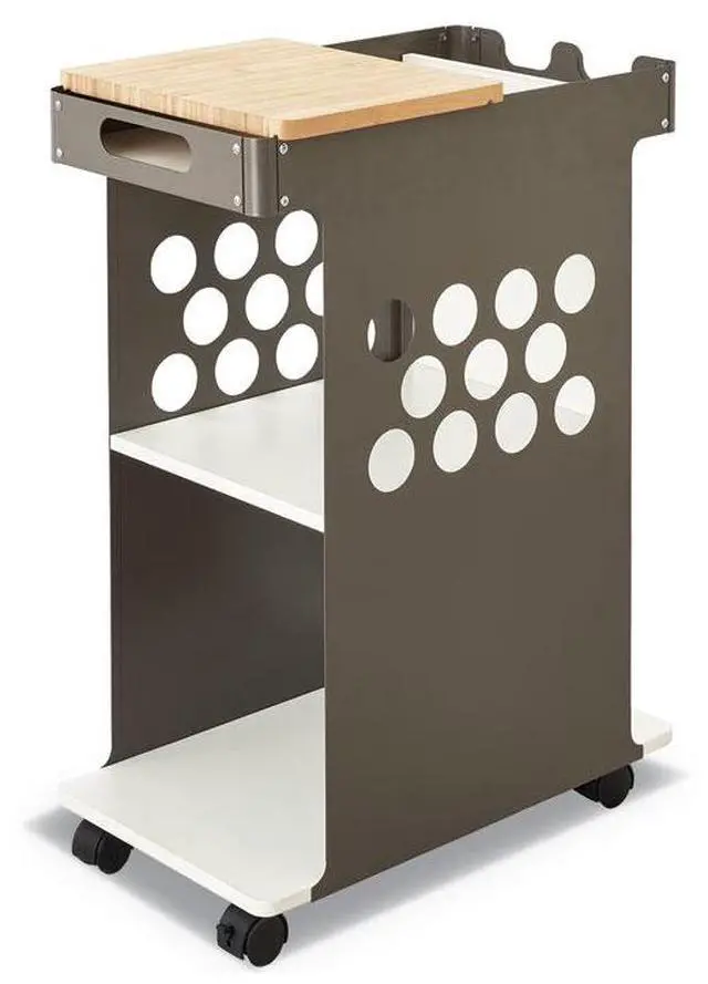Alt view image 4 of 11 - Safco 5209WH Mini Rolling Storage Cart, White