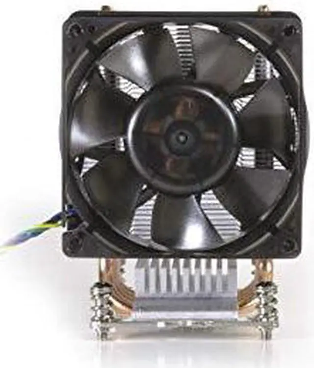 Alt view image 7 of 7 - Dynatron A19 AMD Socket AM4 Aluminum Stacked Fin with Heat Pipes Heatsink and Fan for 3U, Workstation
