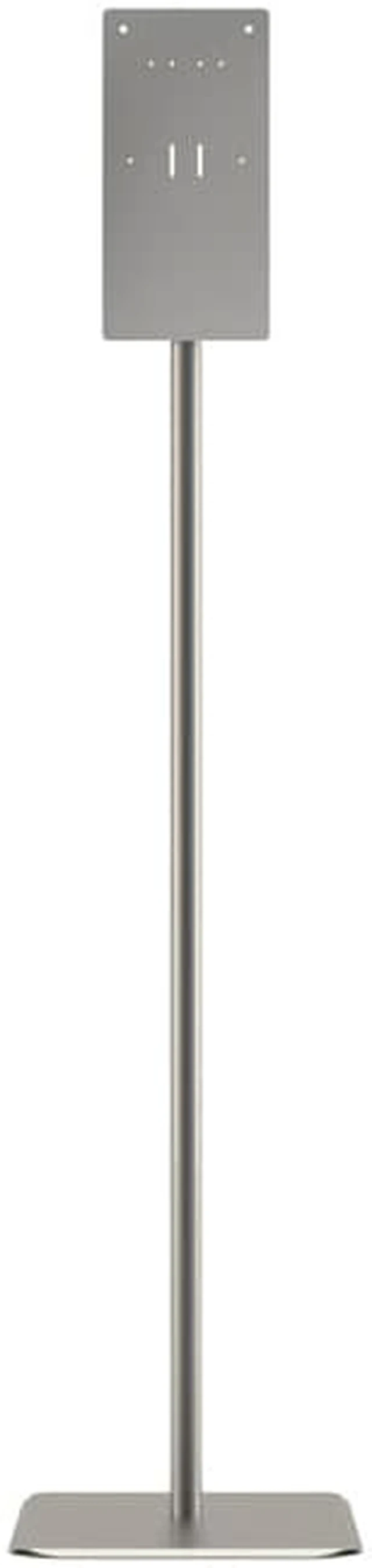 Alt view image 9 of 15 - Hand Sanitizer Station Stand 12 x 16 x 54 Silver HONSTANDP8T