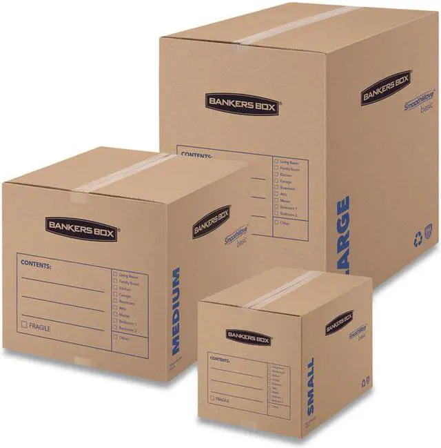 Alt view image 9 of 12 - Fellowes SmoothMove Basic Moving Boxes, Medium