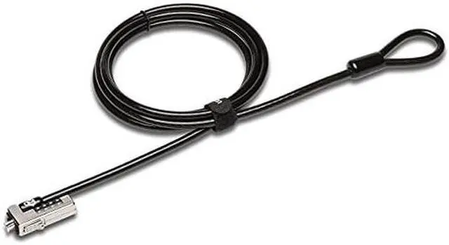 Alt view image 3 of 5 - Kensington Slim NanoSaver Cable Lock - Resettable - 4-digit - Carbon Steel - 6 ft - For Notebook