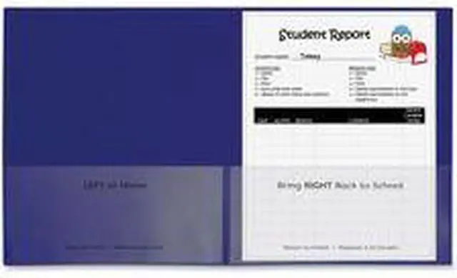 Alt view image 14 of 19 - C-Line Classroom Connector Folders 9"x11-3/4" 25/BX Blue 32005