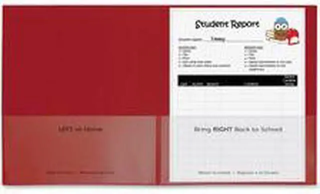 Alt view image 16 of 19 - C-Line Classroom Connector Folders 9'x11-3/4" 25/BX Red 32004