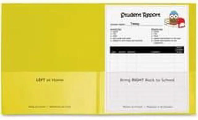 Alt view image 16 of 20 - C-Line Classroom Connector Folders 9"x11-3/4" 25/BX Yellow 32006