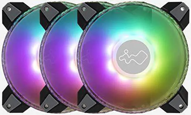 Alt view image 5 of 9 - InWin Saturn 120MM Addressable RGB Triple Fan Kit
